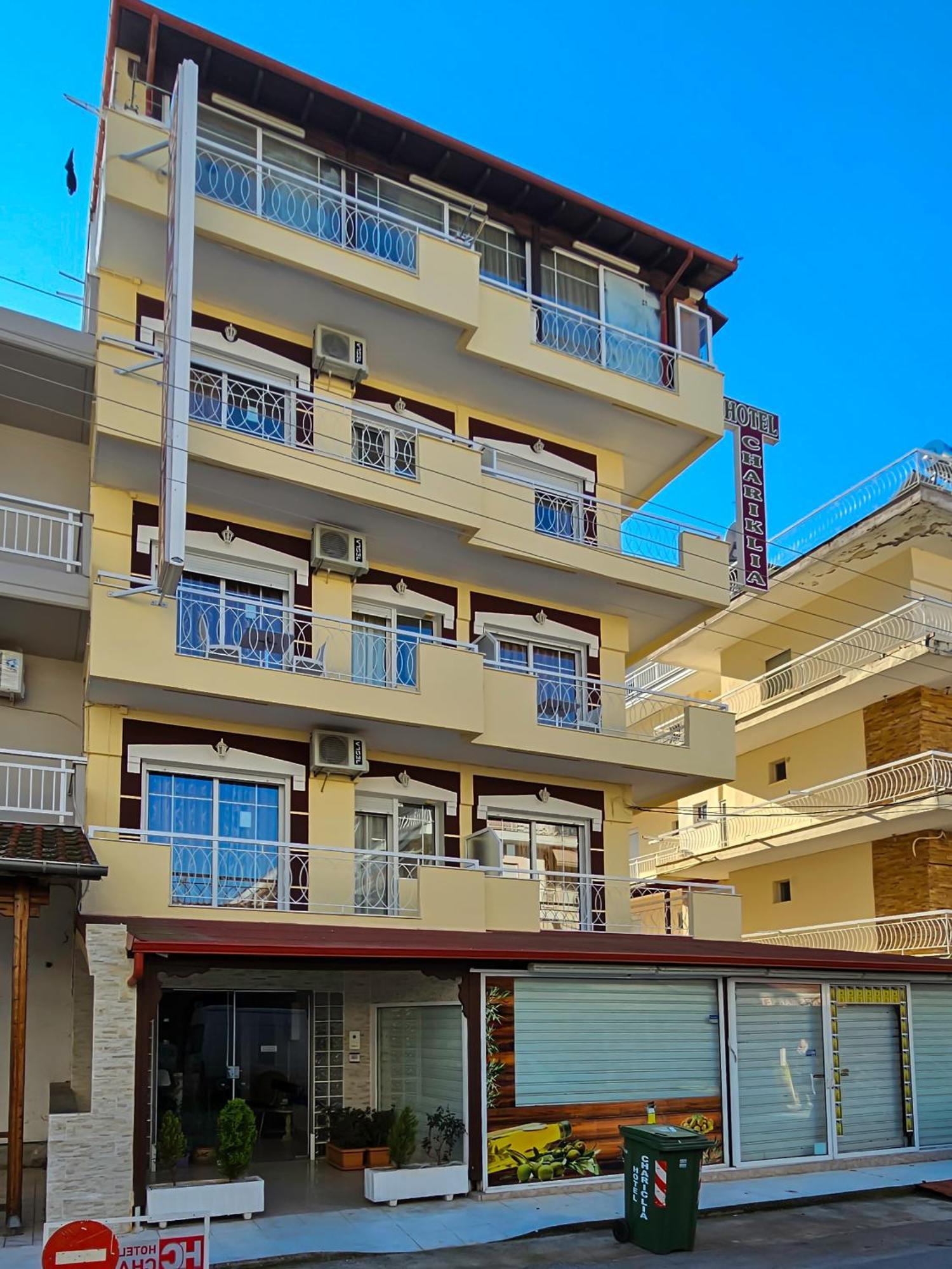 Chariclia Hotel Paralía Exterior foto